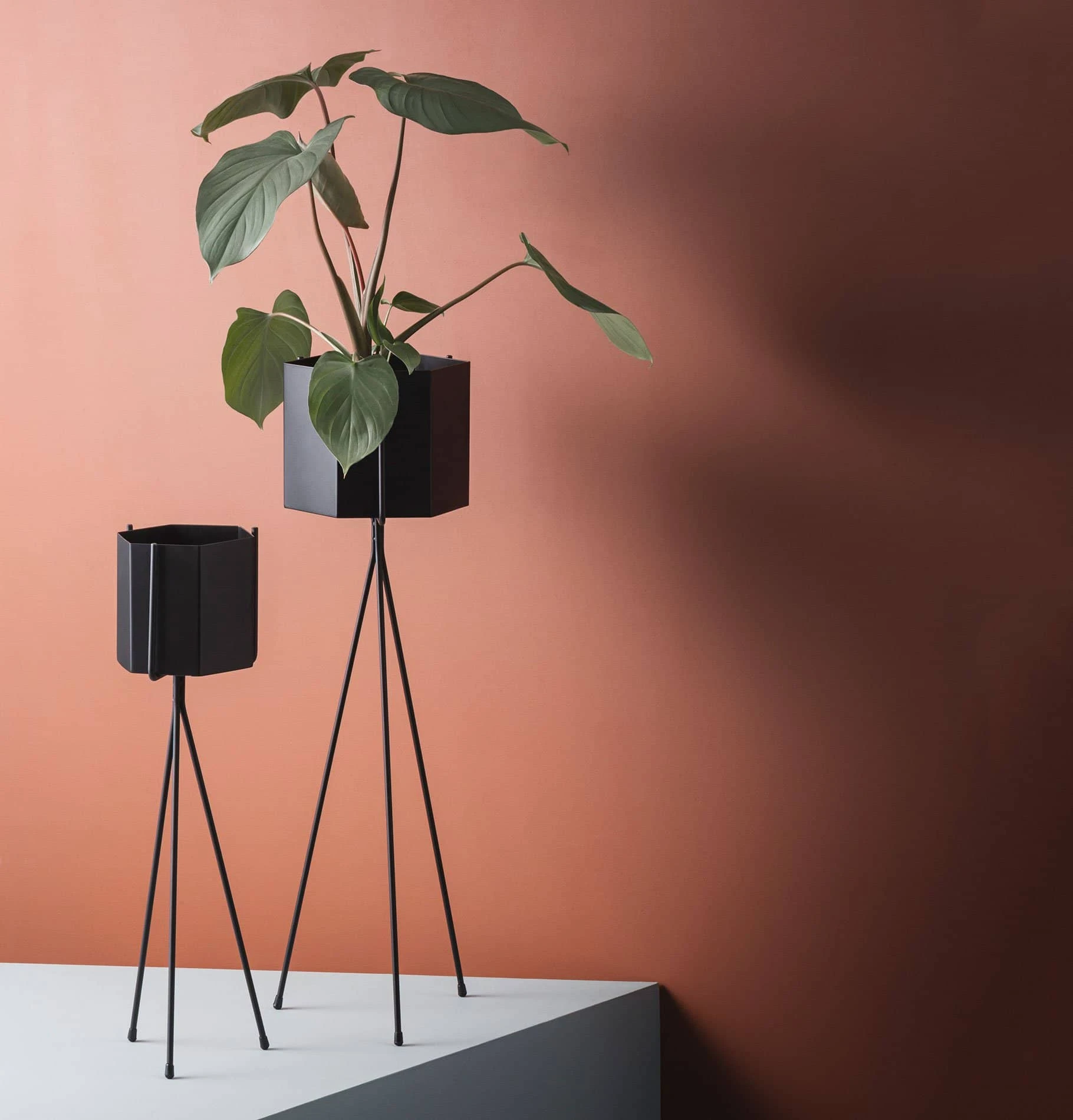 Ferm Living Hexagon Pot - Large - Black - Image 2