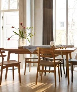 FDB Mobler Extendable Dining Table Rectangular Oak