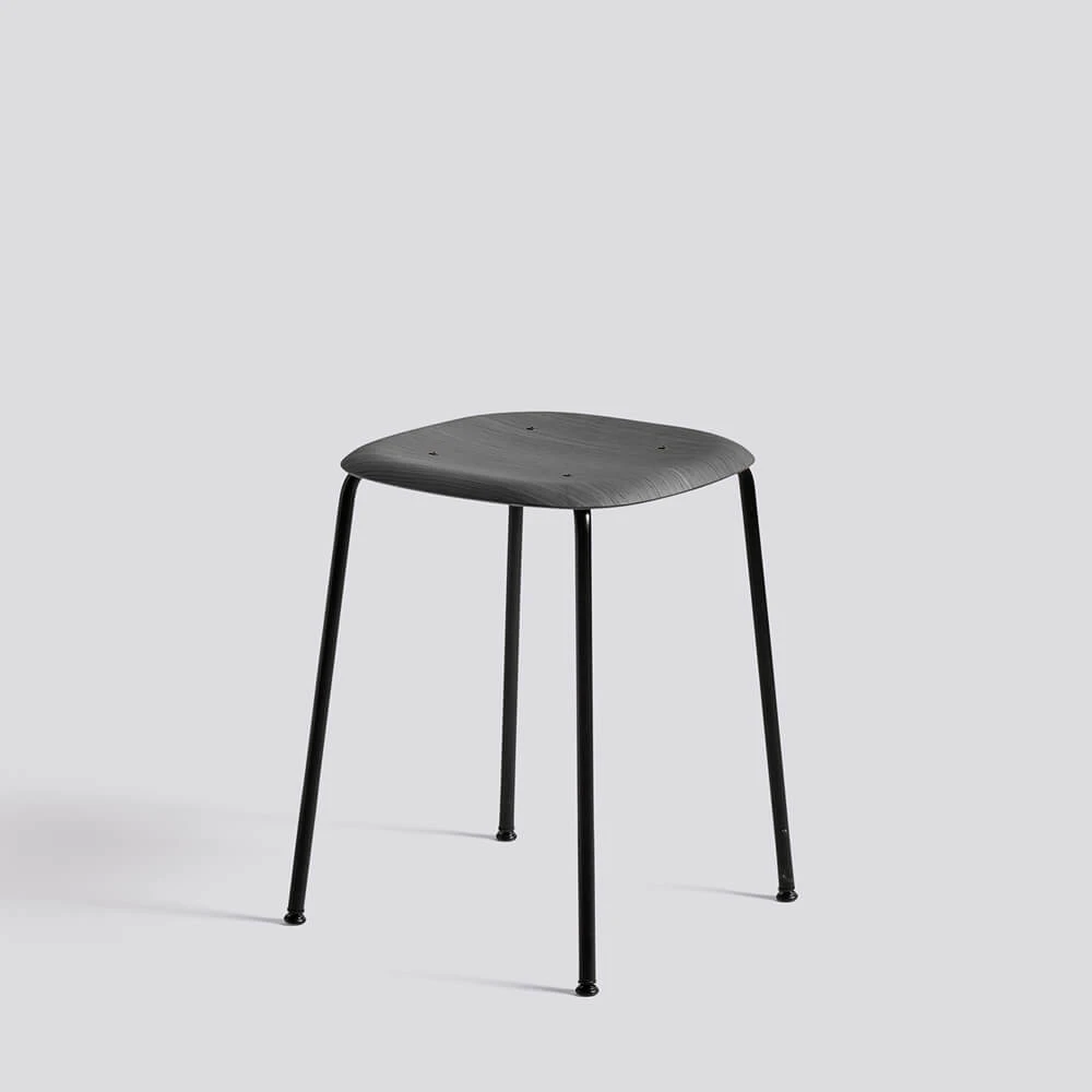 Hay Soft Edge Low Stool Metal Frame - Image 3