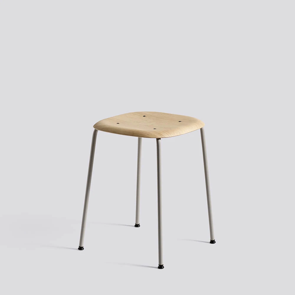 Hay Soft Edge Low Stool Metal Frame - Image 5