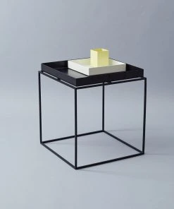 Hay Seconds Tray Side Table 40cm Black