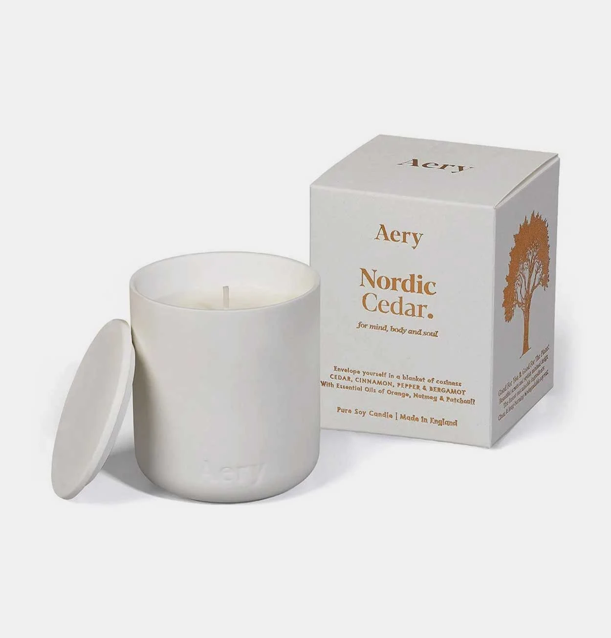 Aery Nordic Cedar Scented Candle