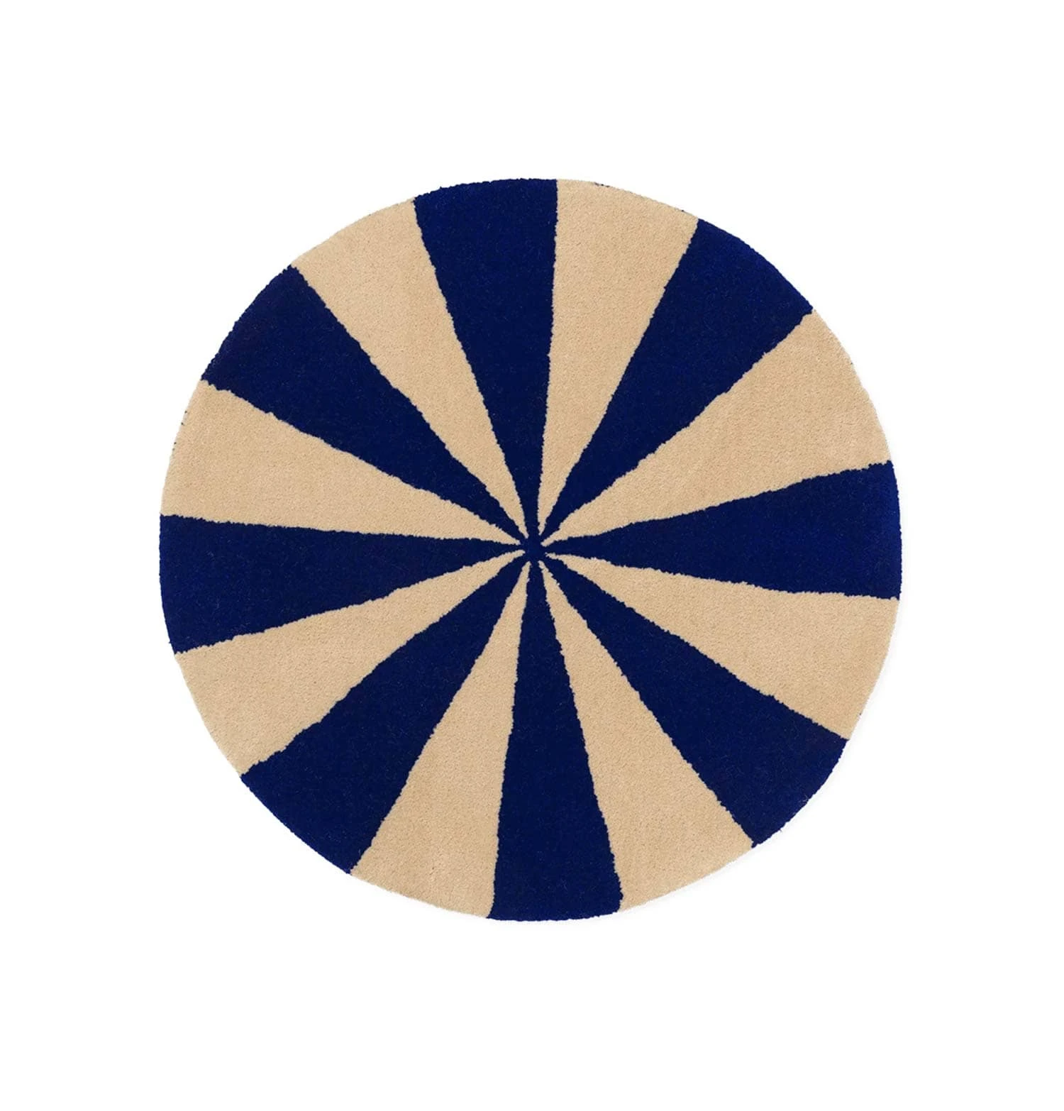 Ferm Living Arch Tufted Rug – Blue/Off White – Small