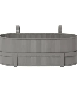 Ferm Living Bau Balcony Box In Warm Grey