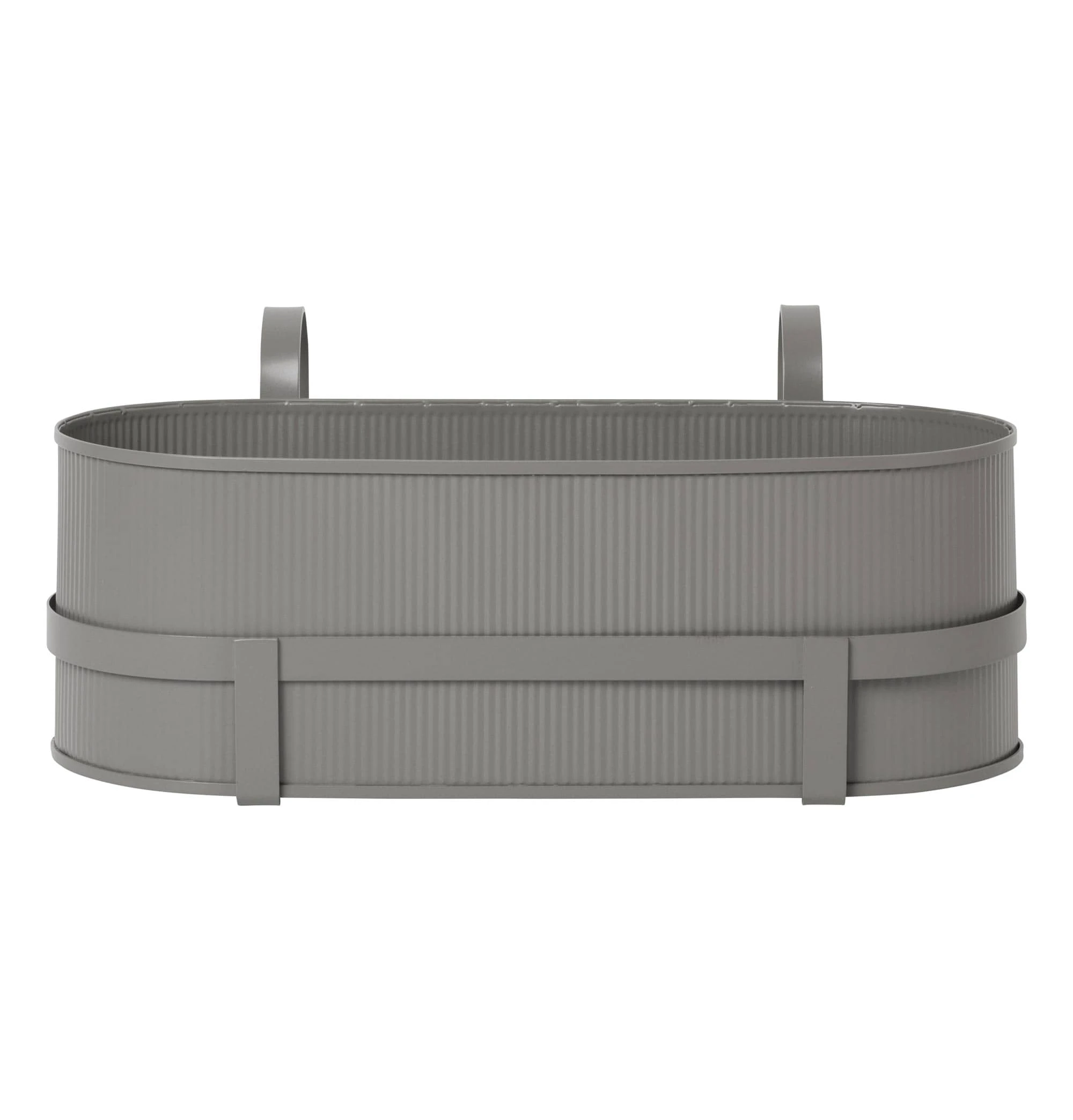 Ferm Living Bau Balcony Box In Warm Grey
