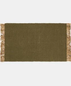 Ferm LIVING Block Mat In Olive