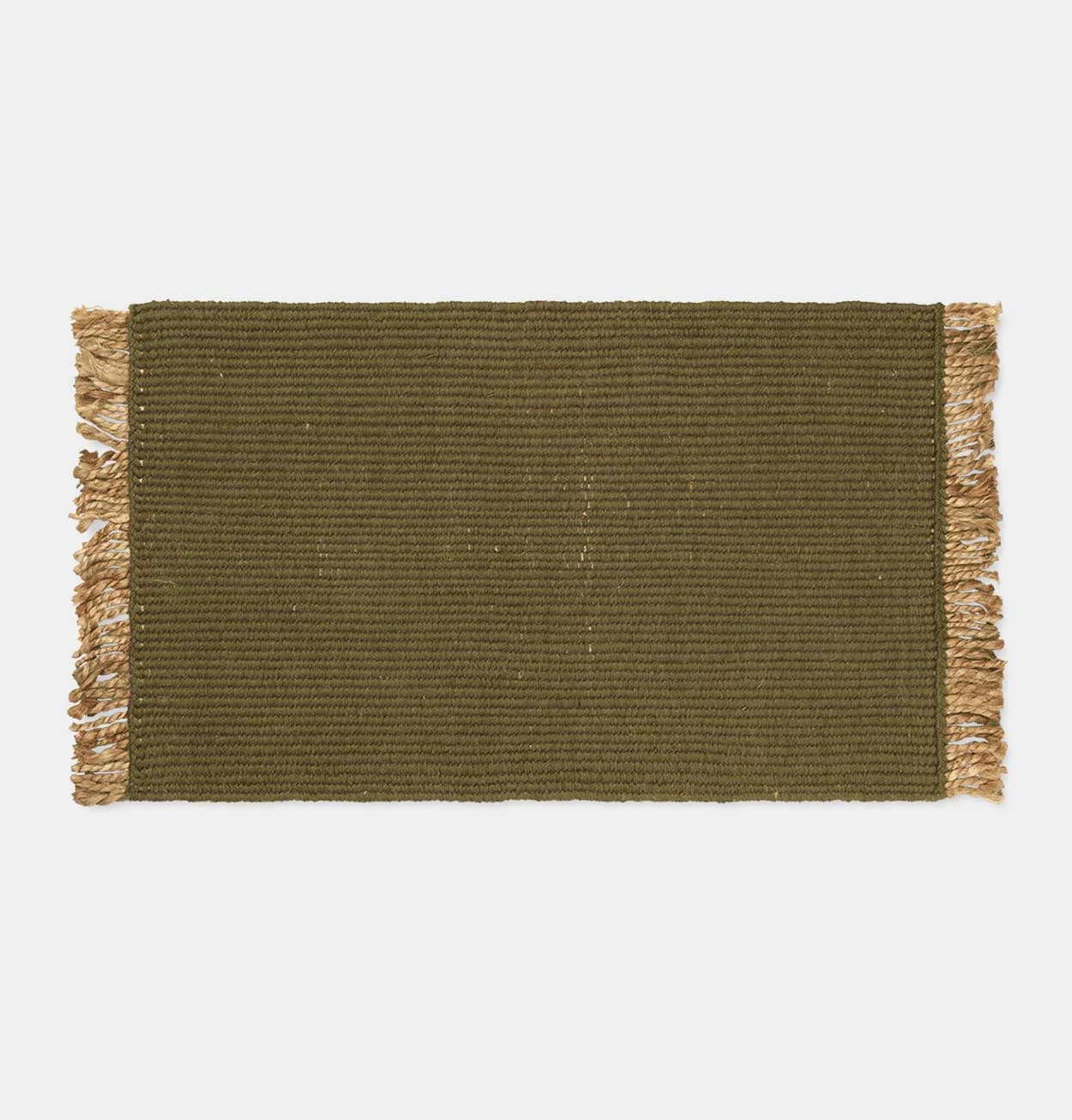 Ferm LIVING Block Mat In Olive