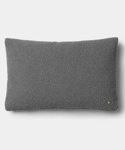 Ferm LIVING Clean Cushion In Grey Wool Boucle