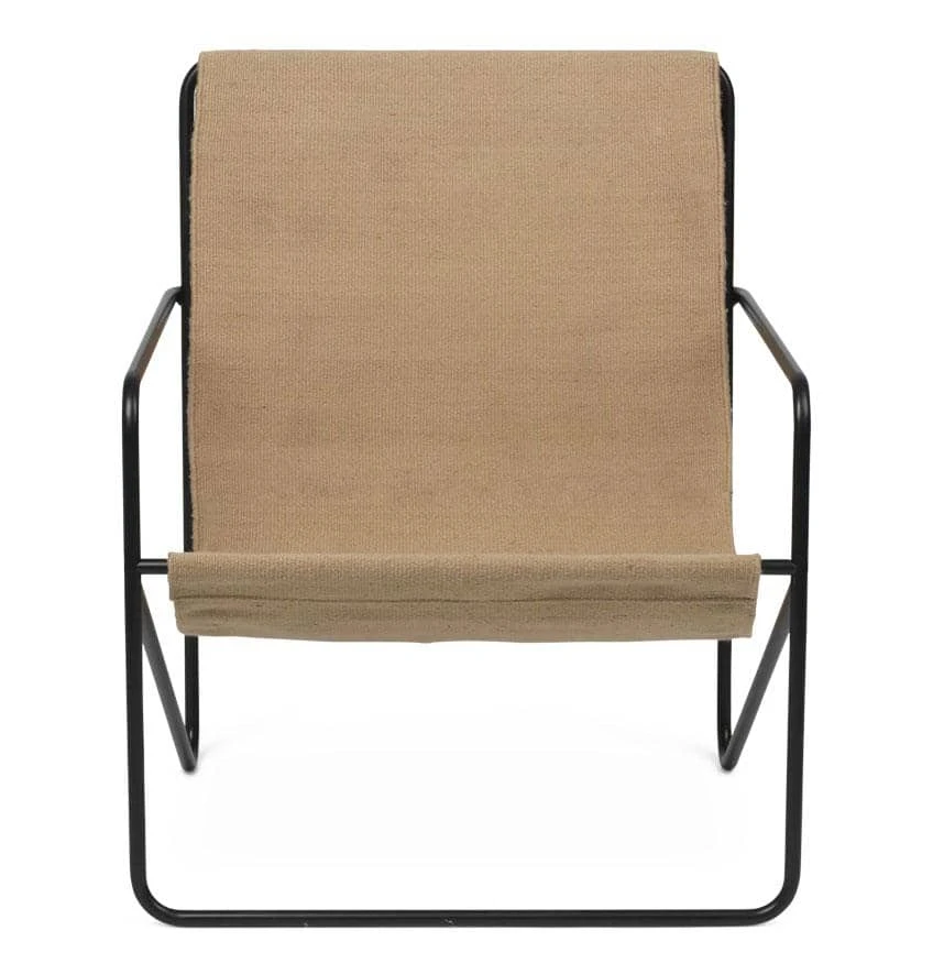 Ferm Living Desert Lounge Chair – Black/Solid Cashmere - Image 3