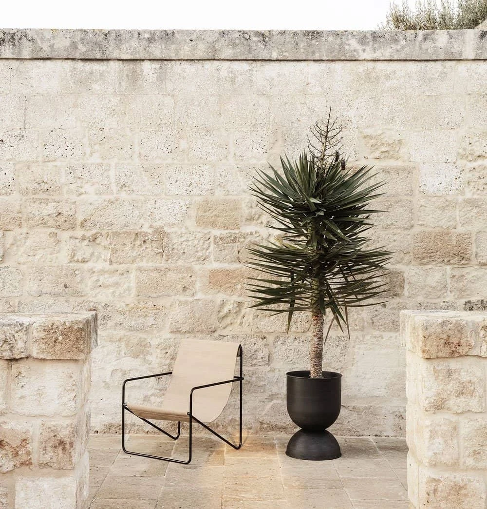 Ferm Living Desert Lounge Chair – Black/Solid Cashmere - Image 8