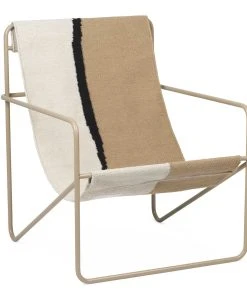 Ferm Living Desert Lounge Chair – Cashmere/Soil