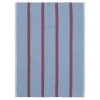 Ferm Living Hale Tea Towel – Faded Blue/Burgundy