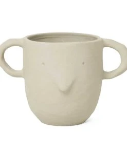 Ferm Living Mus Plant Pot – Large – Sand