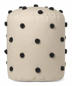 Ferm Living Dot Tufted Pouf – Sand