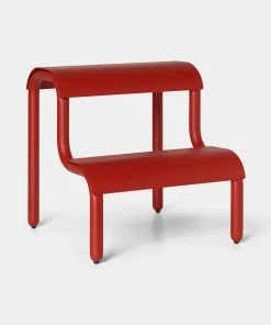Ferm LIVING Up Step Stool In Poppy Red