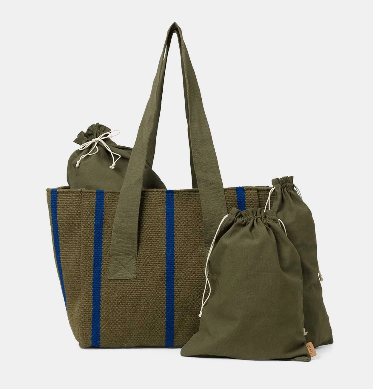 Ferm LIVING Yard Picnic Bag In Olive - Image 3