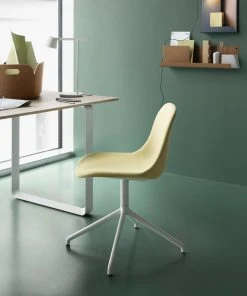 Muuto Fiber Side Chair Swivel Base Upholstered