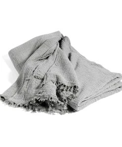 HAY Crinkle Bedspread In Grey