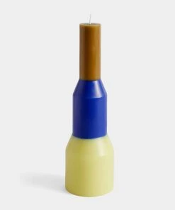 HAY Pillar Candle – Large – Lime Yellow