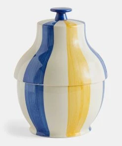 HAY Sobremesa Stripe Cookie Jar