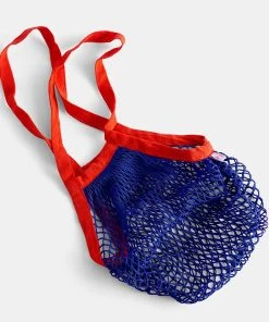 HAY Sobremesa Market Net Bag In Dark Blue