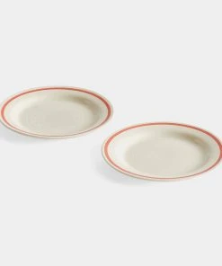 HAY Sobremesa Plate – Set Of 2 – Red