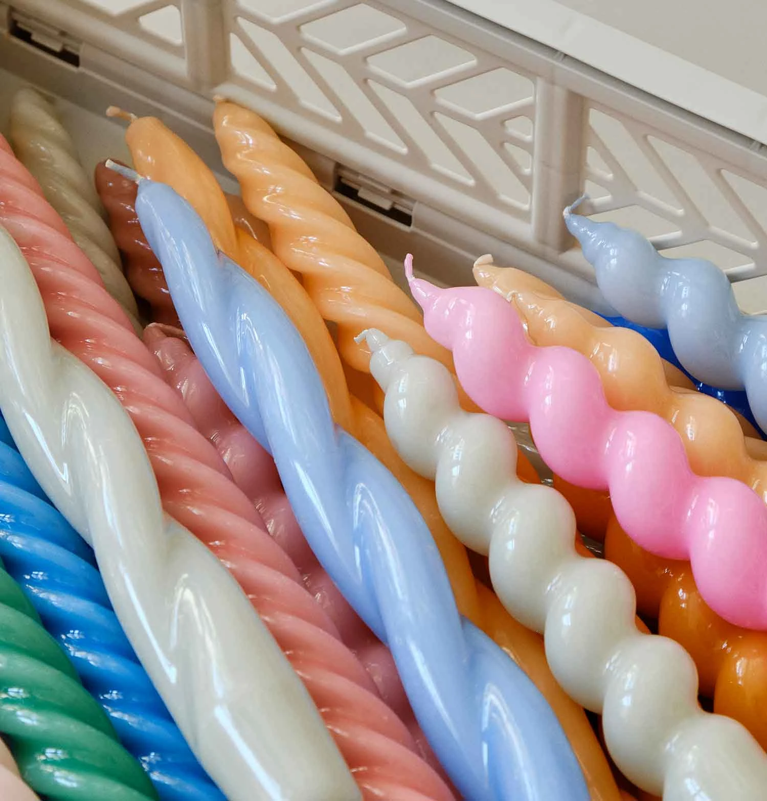 HAY Candle β Spiral β Dark Pink - Image 2